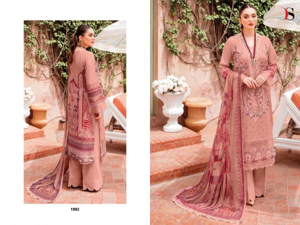 Deepsy Cheveron Lawn 4 Cotton Designer Pakistani Suit Collection